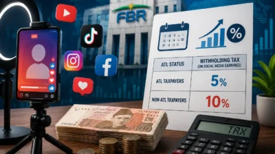 FBR Doubles Tax on Social Media Earnings of Non-Filer Influencers