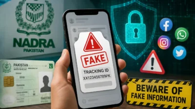 NADRA Warns Public About Fake Tracking IDs on Social Media