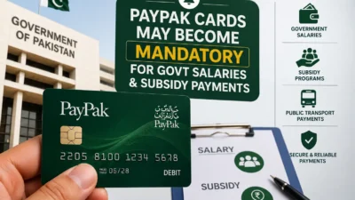 PayPak Cards Could Be Mandatory for Govt Payments