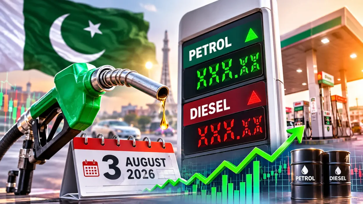 Petrol & Diesel Prices in Pakistan Today (3rd August 2026)