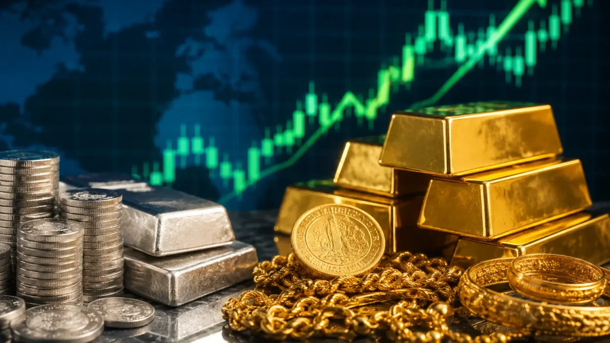 Gold and Silver Prices Jump Amid Uncertainty