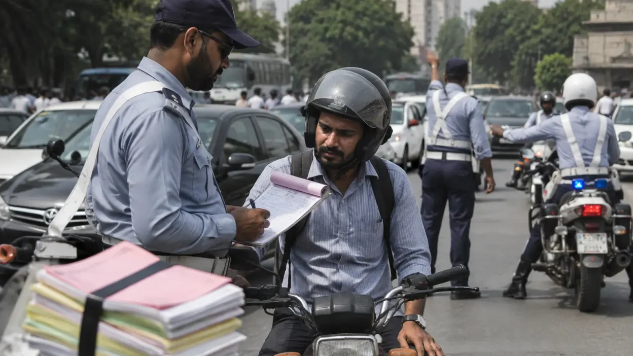 Lahore Traffic wardens given 15 days