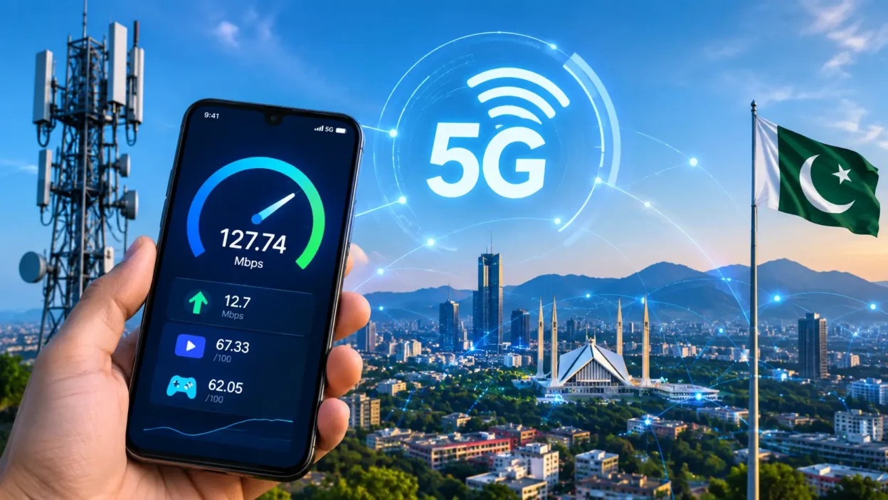 Pakistan’s 5G Network Records 127.74 Mbps
